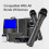 2PCS Wireless Microphone System Kits USB Receiver Handheld Karaoke Microphone Home Party Smart TV Speaker Singing Mic 3