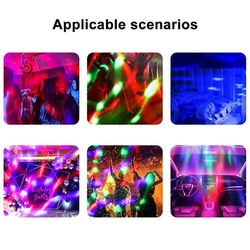 LED Watermark Ocean Projection Light USB Rotating KTV Light Mini Colorful Stage Light 1