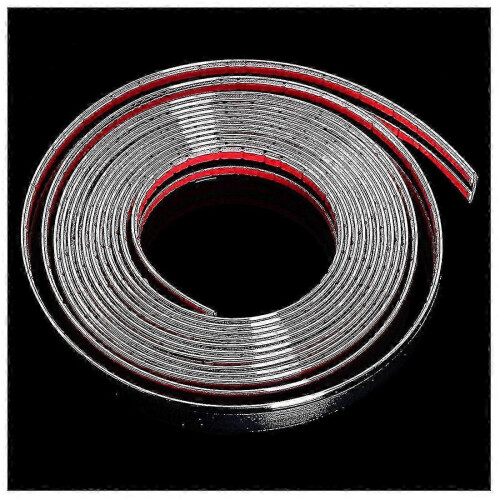 Compatible with 20mm Width Chrome Van Molding Strip 5m Length Self Adhesive Trim 2