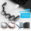 6PCS compatible with Wireless LED Lights for Car with Remote Control 2