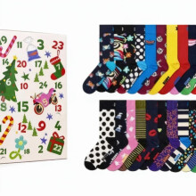 2025 Christmas Advent Calendar 24 Days Socks Advent Calendar Gift Set