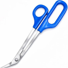 Teennagelschaar met lange steel voor dikke nagels, teennagelschaar met schuine punt voor teennagels, stevige teennagelschaar