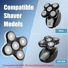 Shaver Replacment Heads Compatible with Remington Balder RX5/XR7000/XR1500 Ultimate Electric Head Shaver (2 Pack)