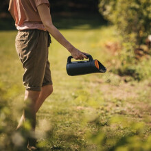 Épandeur manuel multifonctionnel - Épandeur de sel pour neige et glace - Épandeur de semences pour gazon et jardin - Plastiqu
