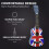 21" Soprano Beginners Ukulele with Bag, Pick & Carbon Strings Union Jack 7