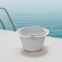 Panier d'écumoire de piscine SPX1091C, avec poignée de rechange, compatible avec les écumoires automatiques Hayward SP1091LX