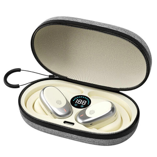 Auricolari Bluetooth con archetto, qualità audio elevata, comodi da indossare e lunga autonomia, senza inserimento nell'