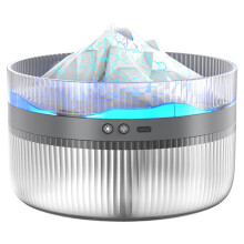 Umidificatore ad aria a fiamma, spruzzo super silenzioso, per camera da letto, con aromaterapia