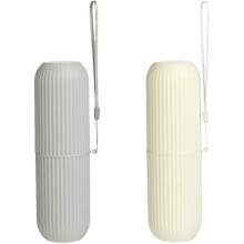 2 szt. podróżne etui na szczoteczkę do zębów, przenośne, na wyjazdy, kemping, podróże służbowe i szkołę, 19 x 6 cm