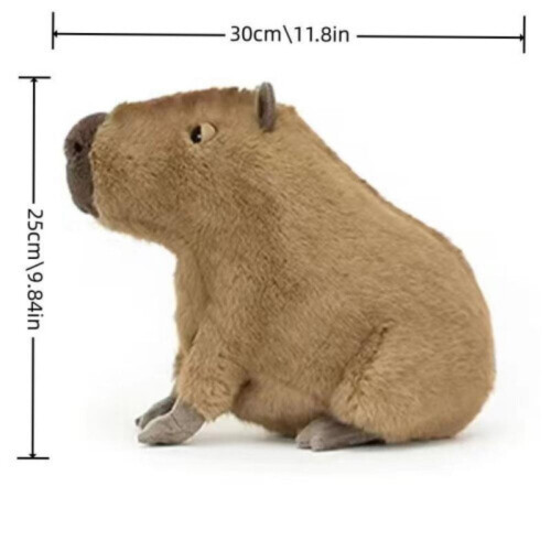 Plüsch Capybara für Kinder, 40 cm (Vakuumverpackung) 2