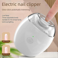 Elektrische nagelknipper voor dikke teennagels, automatische nageltrimmer 2-in-1, draagbaar, ideaal voor nagels en vingernage