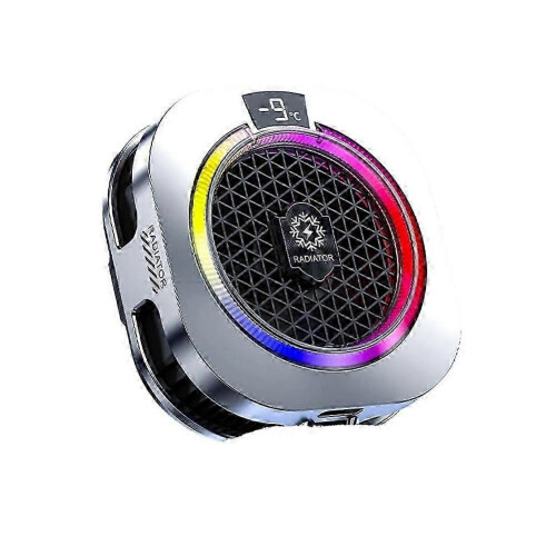 Raffreddatore per smartphone con semiconductore, supporto magnetico e clip posteriore, luci RGB, per gioco su iPhone e A