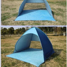 Schnell aufzubauendes Strand- und Campingzelt, tragbarer Outdoor-Unterstand mit UV-Schutz, leichtes und tragbares Outdoor-Zel