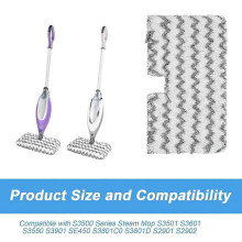 SteaAm Συμβατό με Shark Σειρά S3500 S3501 S3601 S3501S S3601C Σφουγγαρίστρα Steam Pocket Mop, Σετ