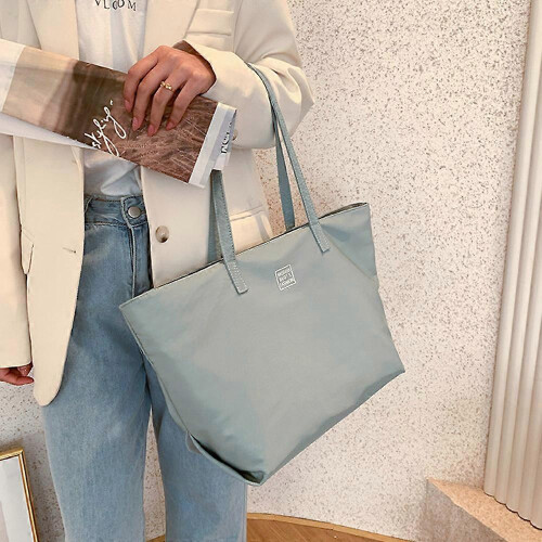 Borsa da lavoro e per pendolare in tela e nylon impermeabile, capiente e resistente per uso quotidiano 2