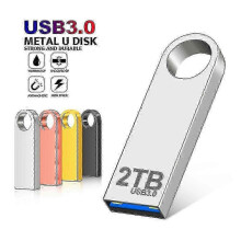 Stick USB metalic 2 TB, memorie portabilă de mare viteză, capacitate mare, compatibilă cu laptop și PC, compactă și rezi