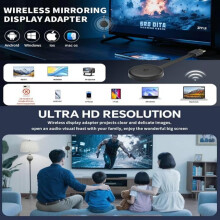 Draadloze HDMI-displaydongle – 4K Miracast AirPlay DLNA-streamingstick, wifi-adapter voor mobiel naar tv voor YouTube, compa