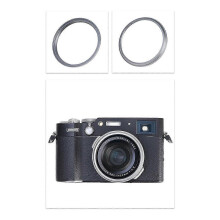 Anillo decorativo para objetivo compatible con Fujifilm X100V/X100VI. Compatible con FUJIFILM. Mejora la estética de la cámar