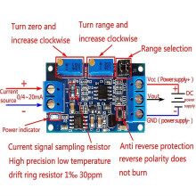 Strom-Spannungs-Modul 0/4-20 mA auf 0-3,3 V 5 V 10 V Spannungstransmitter