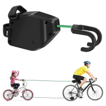 2 Peças Corda de Reboque para Bicicleta de Montanha, Cinta Retrátil para Passeios Seguros entre Adulto e Criança, Acessó
