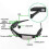 Occhiali da sole Bluetooth wireless con cuffie integrate e microfono, polarizzati, per ciclismo, corsa, guida e pesca 5