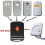 Trasmettitore telecomando mini per porta garage, compatibile con sistemi Multicode 3060 300 MHz, 3089, 4120 e Linear 3