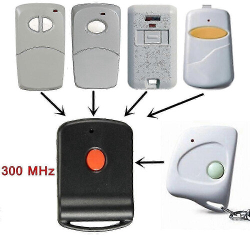 Trasmettitore telecomando mini per porta garage, compatibile con sistemi Multicode 3060 300 MHz, 3089, 4120 e Linear 2