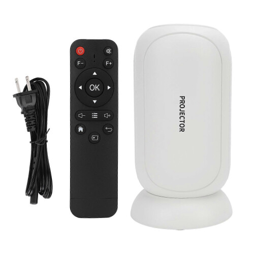 Projetor de cinema em casa 6K com Wi-Fi 6 e Bluetooth 5.3, foco elétrico, compatível com iOS, Android, portátil para com