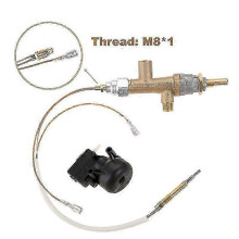 Válvula de control del calentador de patio a gas Sensor de termopar Interruptor de descarga Perilla Control de fogata de prop