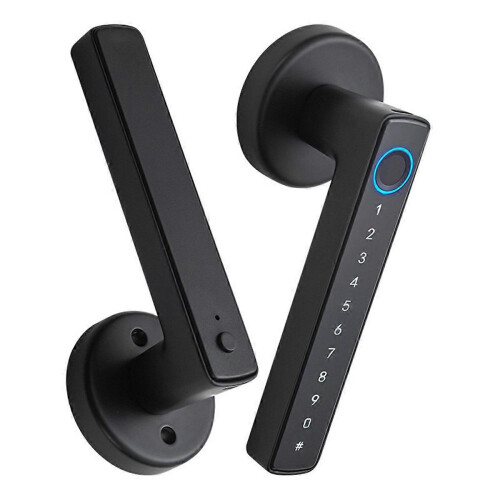 F6 Tuya Bluetooth Smart Fingerprint Door Lock Electronic Keypad RFID Keys App Control Waterproof fo 1