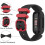 Pulseira desportiva infantil compatível com Fitbit Ace 3 e Fitbit Inspire 2, ajuste confortável e proteção completa 3