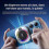 Arrefecedor Semicondutor para Telemóvel com Clip Traseiro Magnético RGB para Jogos Compatível com iPhone e Android 5