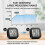 Monitor LCD transparente de 7 polegadas para temperatura e humidade, ideal para adega, humidor, cave, incubadora de répt 3