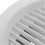 Capac rotund pentru conductă de ventilație, pentru utilizare în interior, alb, din plastic rezistent, montaj simplu 5