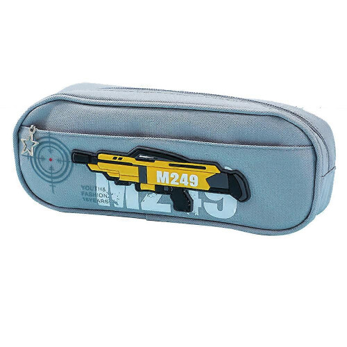 Large Capacity Pencil Pen Case Simple Zipper Organizer Box - Hard Sided Slim Art Pouch Bag