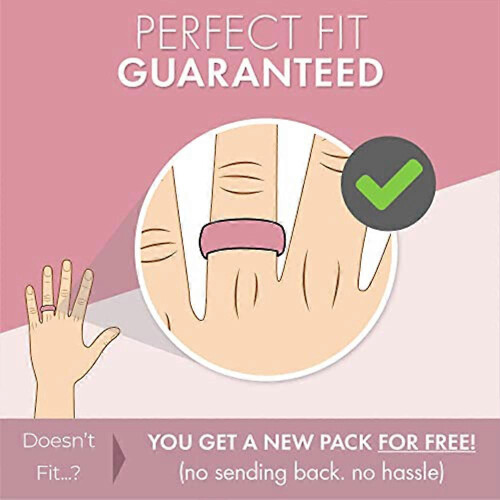 Silicone wedding ring for men - Bevel brushed top edge 2