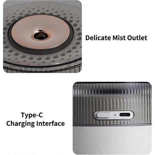 Mini Humidifiers for Home, Cool Mist Air Humidifier with Night Light, Whisper Quiet USB Humidifiers 2