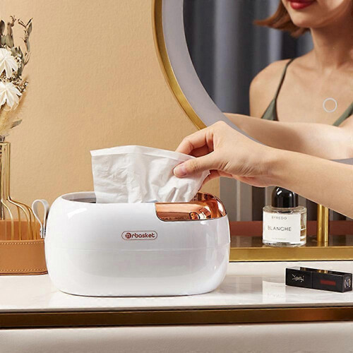 Retro  Tissue Cover Box, Practical and Cute for Kitchen,Bathroom Vanity Countertops, Bedroom 2