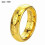 Men's Titanium ring gold Silver gold ring 2
