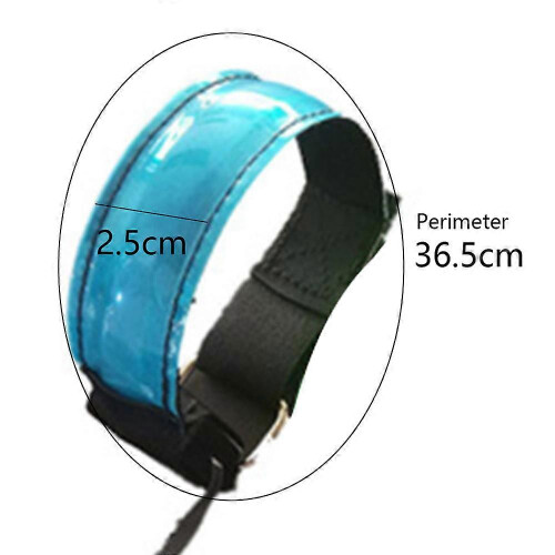 2pcs USB Rechargeable Illuminated Bracelet with Lighted Wrist Strap 1