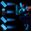 2pcs USB Rechargeable Illuminated Bracelet with Lighted Wrist Strap 5