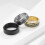 Men's Silicone Ring - 8mm carved breathable comfortable rubber wedding ring 5