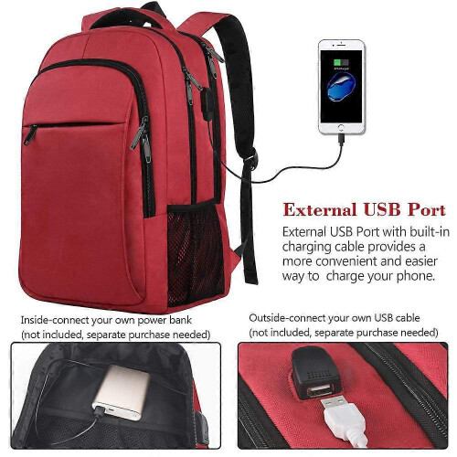 Oversized Backpack Friendly College Bag with laptop compartment suitable for 18 "notebook 1