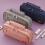 Pencil Case, Large Capacity Pencil Case School Organizer; Double Zipper Storage Bag 4