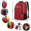 Oversized Backpack Friendly College Bag with laptop compartment suitable for 18 "notebook 5