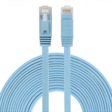 Ethernet Network LAN Cable 8m, CAT6 Ultra-Thin Flat RJ45 Patch Lead