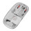 Transparent Computer 2.4G BT1 BT2 Tri Mode Rechargeable Wireless Bluetooth Mouse with USB Receiver for Laptop 3