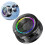 Semiconductor Cooling Fan With Temperature Display Low Noise Magnetic Phone Cooler For Gaming Silver 2