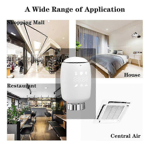 Tuya Smart ZigBee TRV Radiator Actuator - Programmable Thermostatic Radiator Valve with Remote App Control 2