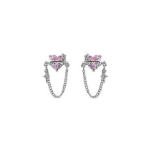 Pink Heart Earring